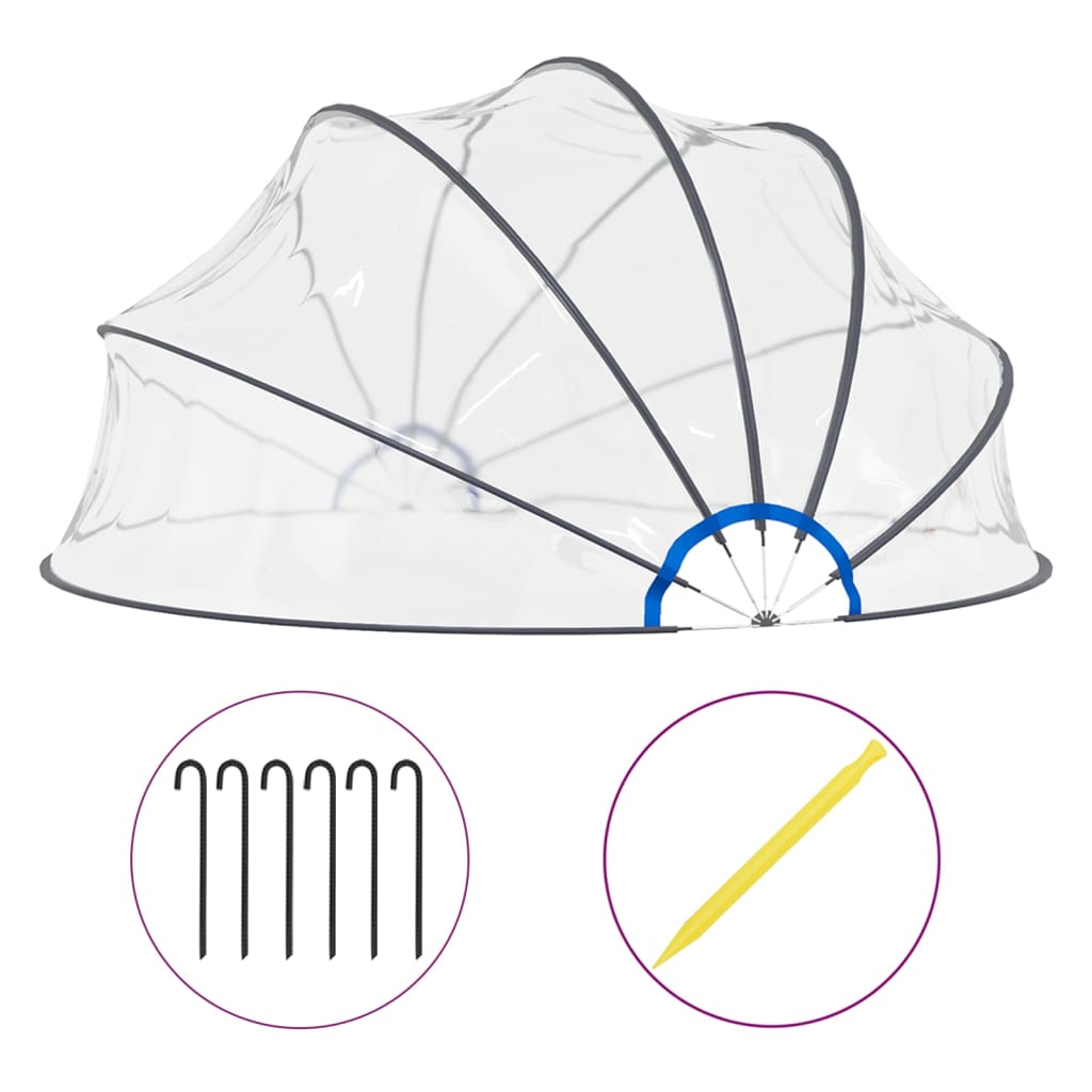 NNEVL Pool Dome 440x220 cm-1
