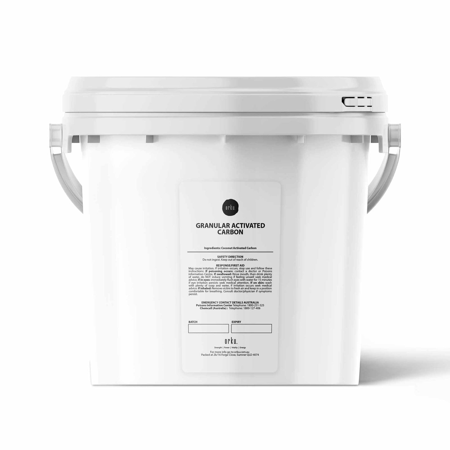 Orku Granular Activated Carbon Tubs GAC Coconut Shell Charcoal Filtration Media-6